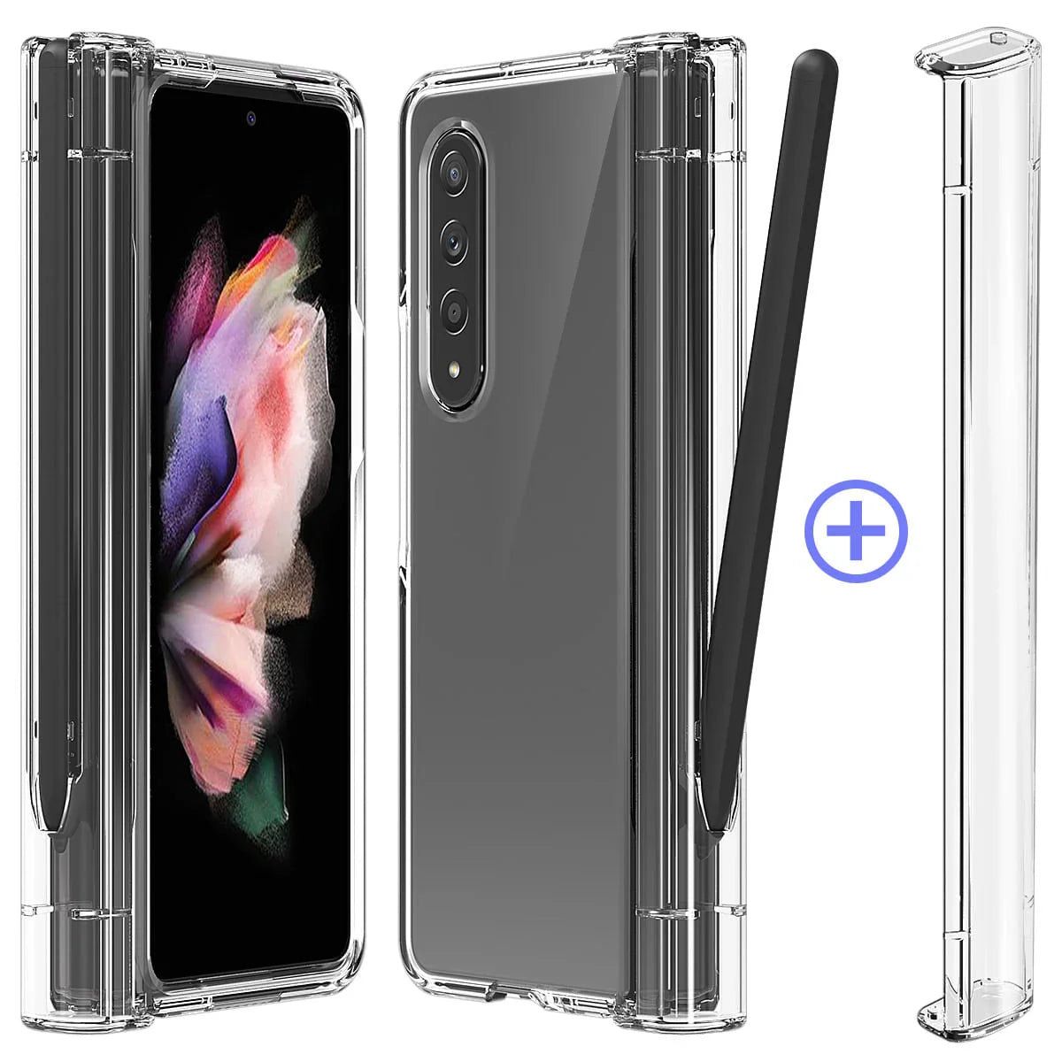 Araree Nukin 360 Protection Case For Samsung Galaxy Z Fold 3 - Clear - Tashqila Araree Nukin 360 Protection Case For Samsung Galaxy Z Fold 3 - Clear - Tashqila